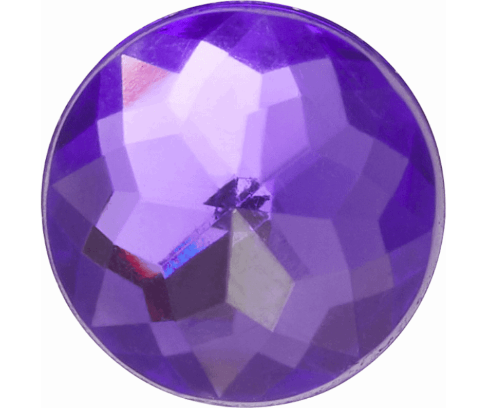 Crocs Sparkly Purple Circle