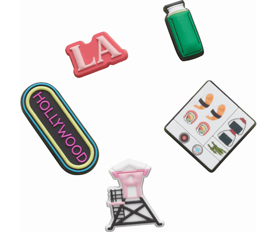 Crocs Los Angeles Wanderlust Collection 5 Pack