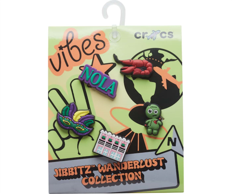 Crocs New Orleans Wanderlust Collection 5 Pack