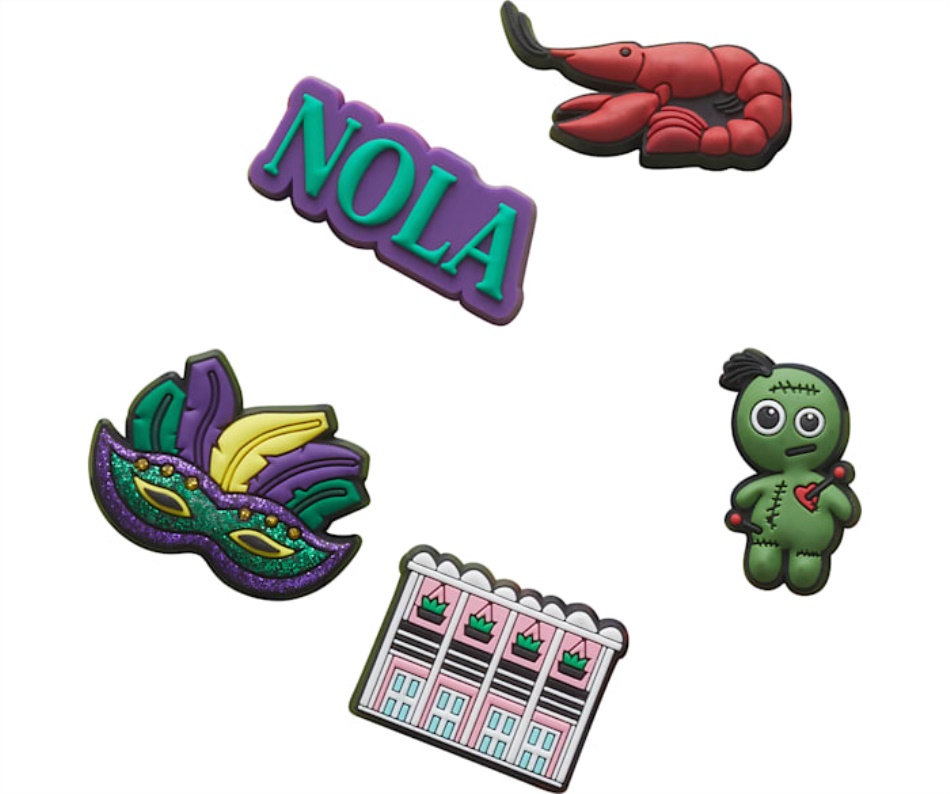Crocs New Orleans Wanderlust Collection 5 Pack