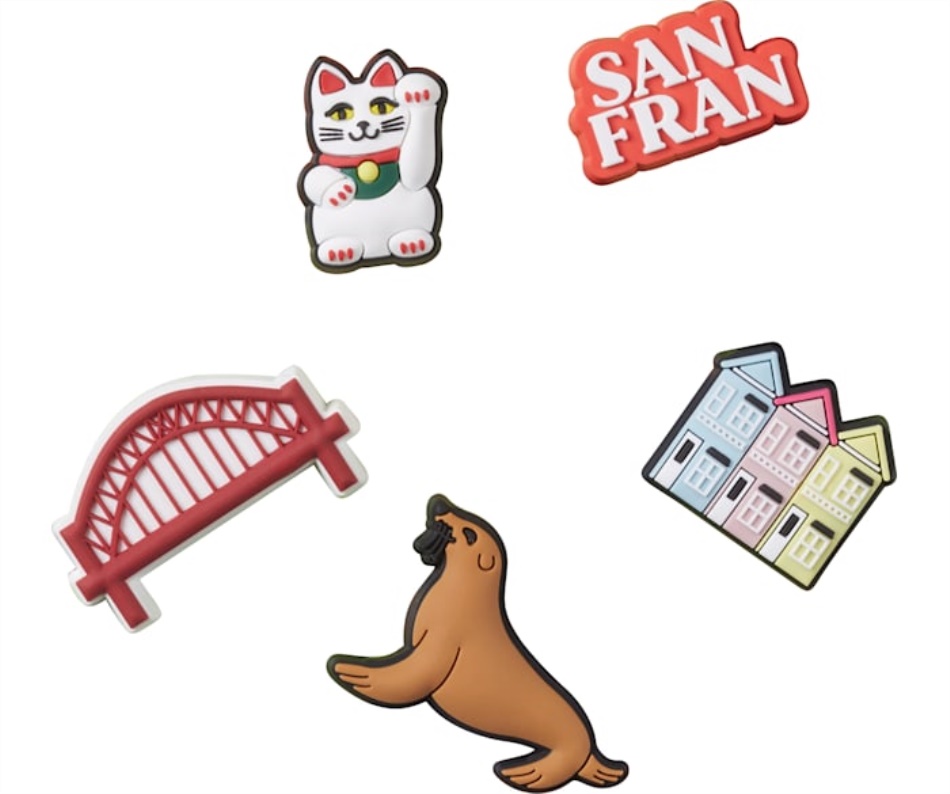 Crocs San Francisco Wanderlust Collection 5 Pack