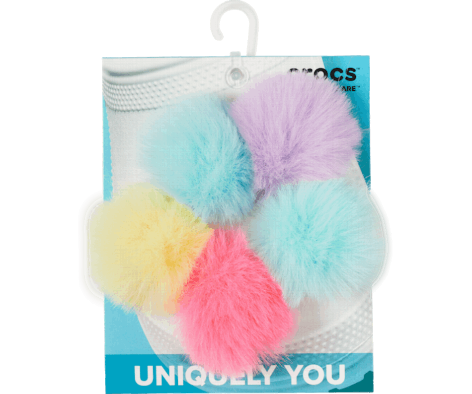 Crocs Bright Color Puff Ball 5-Pack