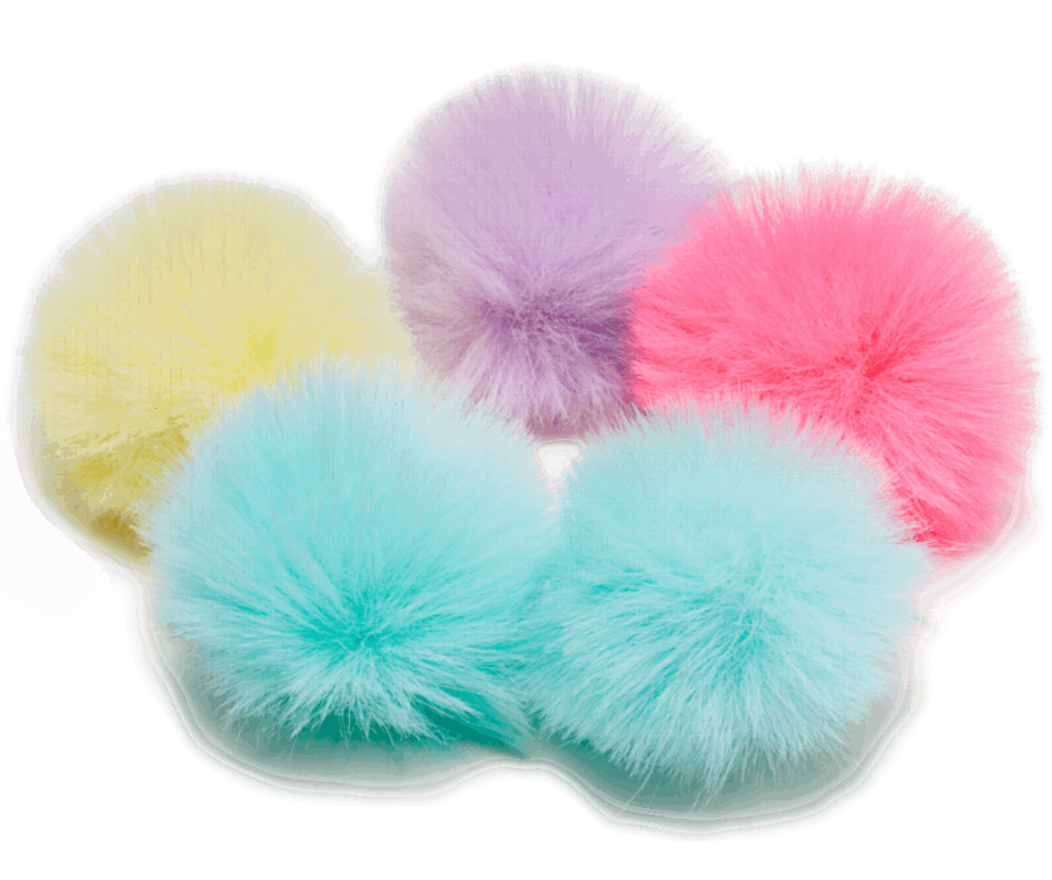 Crocs Bright Color Puff Ball 5-Pack