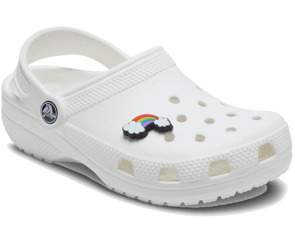 Crocs Rainbow with Clouds