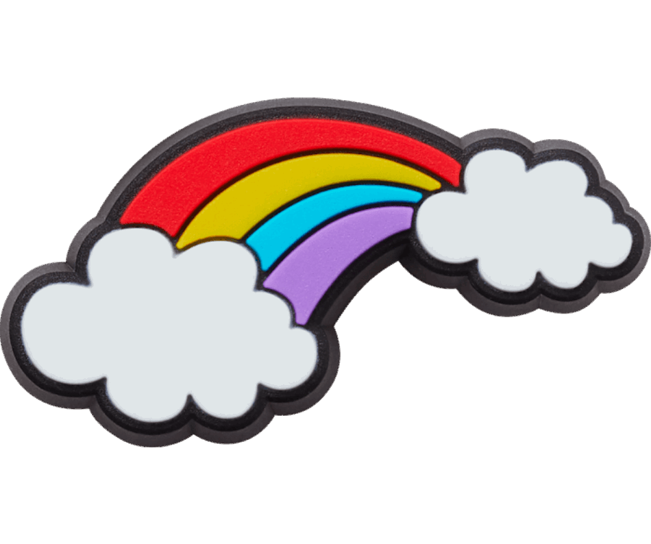 Crocs Rainbow with Clouds