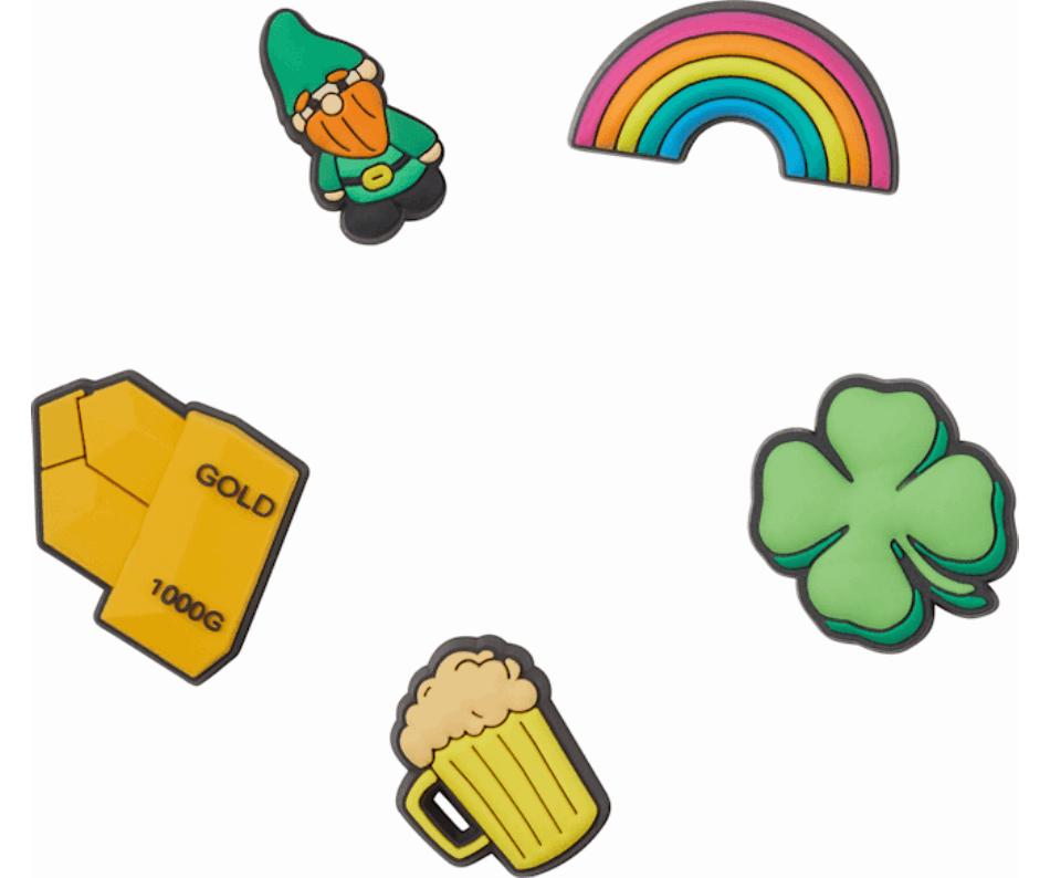 Crocs St. Patricks Day 5 Pack