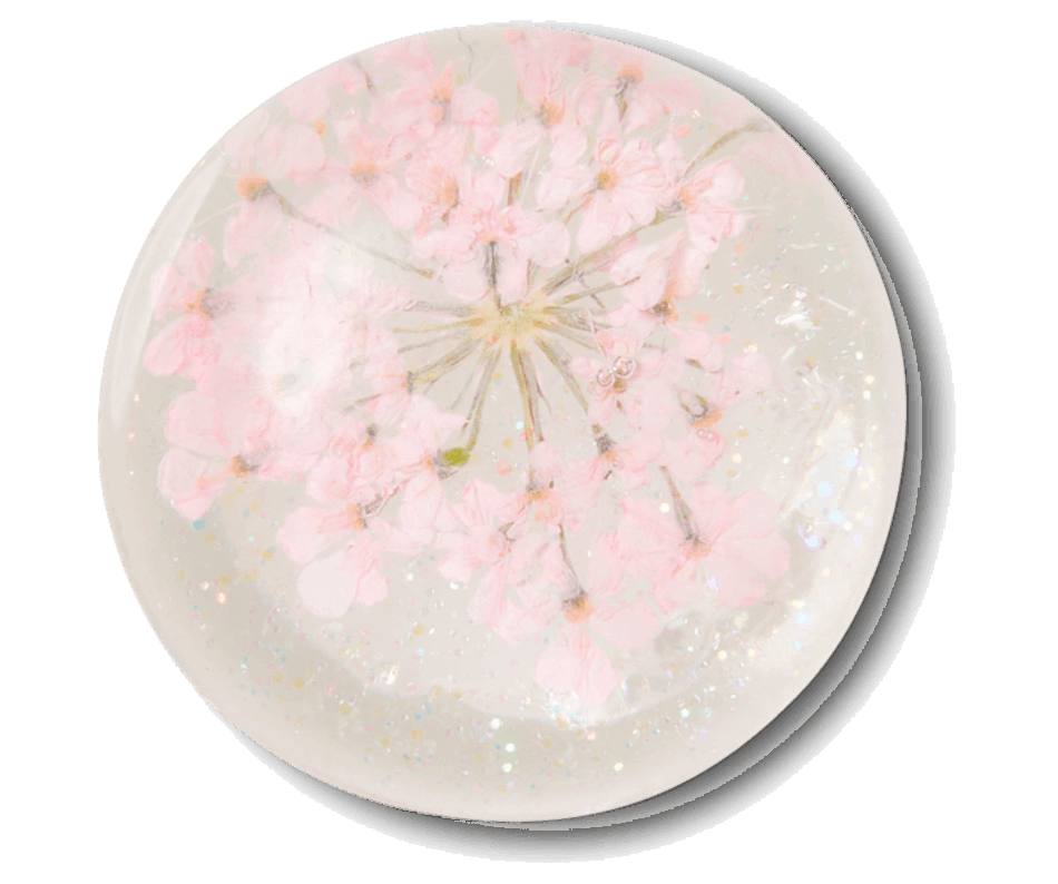 Crocs Encapsulated Pink Flower