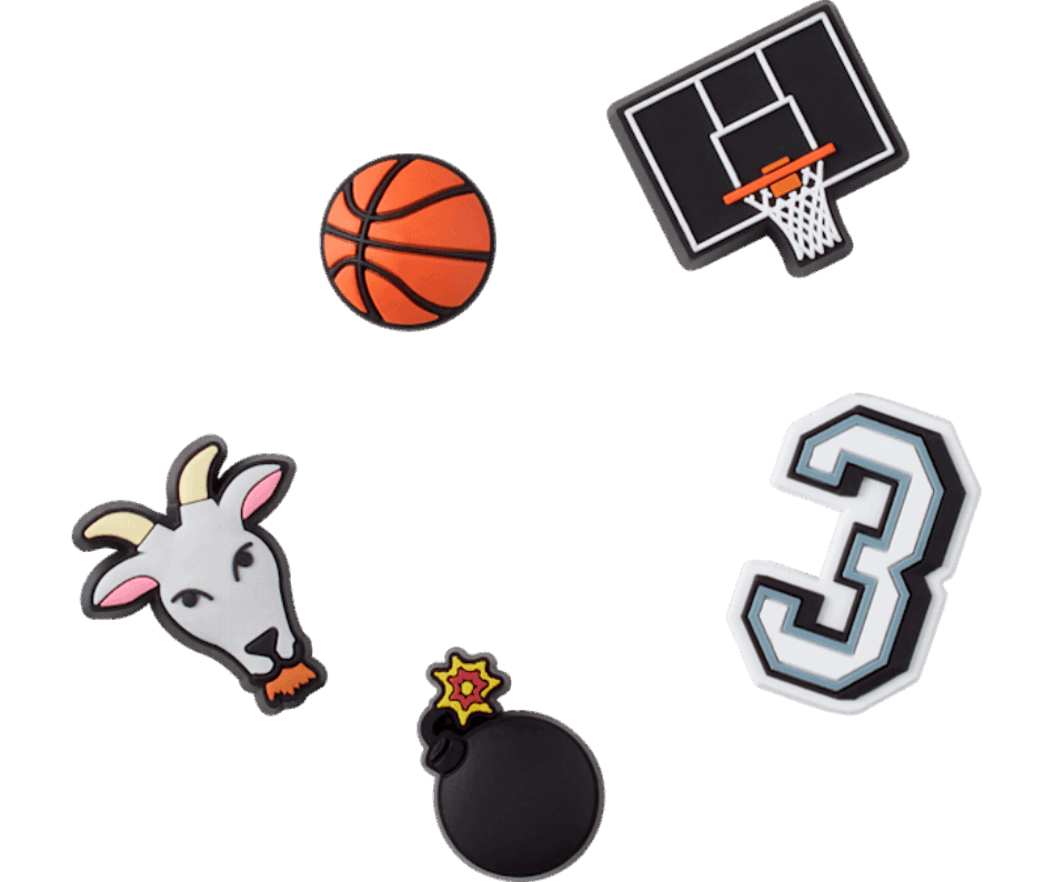 Crocs Basketball Star 5 Pack