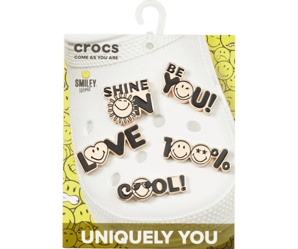 Crocs Elevated Smiley 5 Pack
