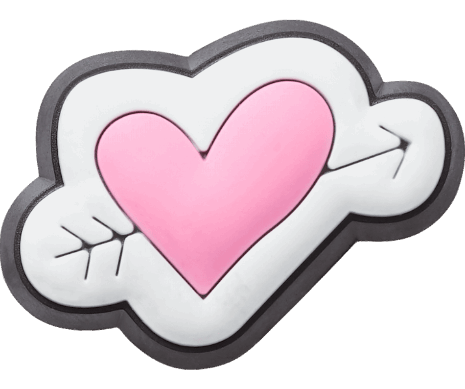 Crocs Heart Sticker