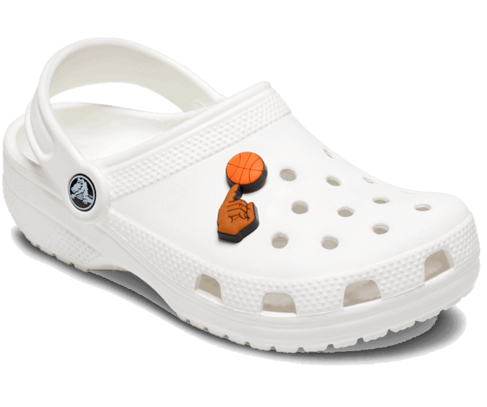 Crocs Basketball on Finger