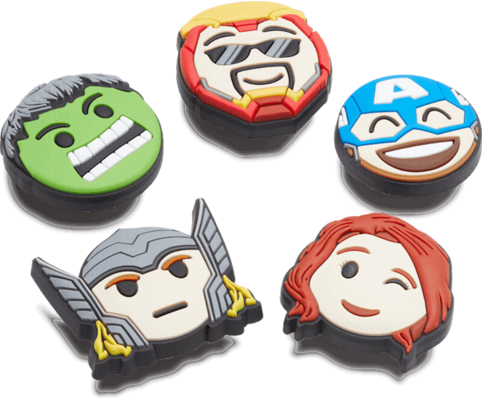 Crocs Avengers Emojis 5 Pack