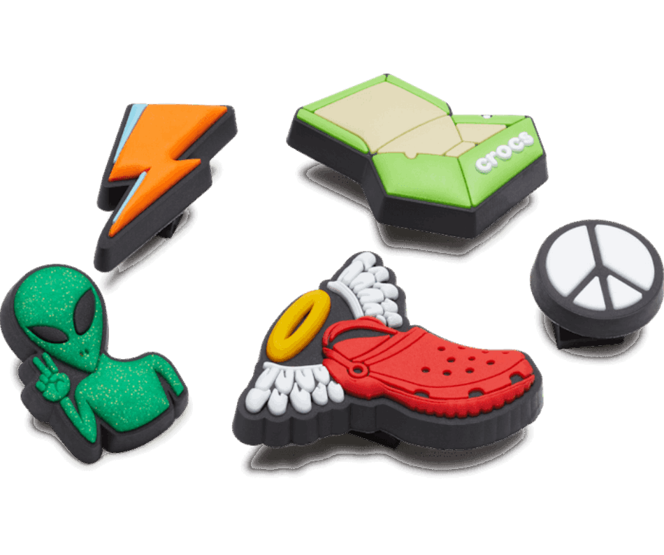 Crocs Peace And  Lace Backer 5 Pack