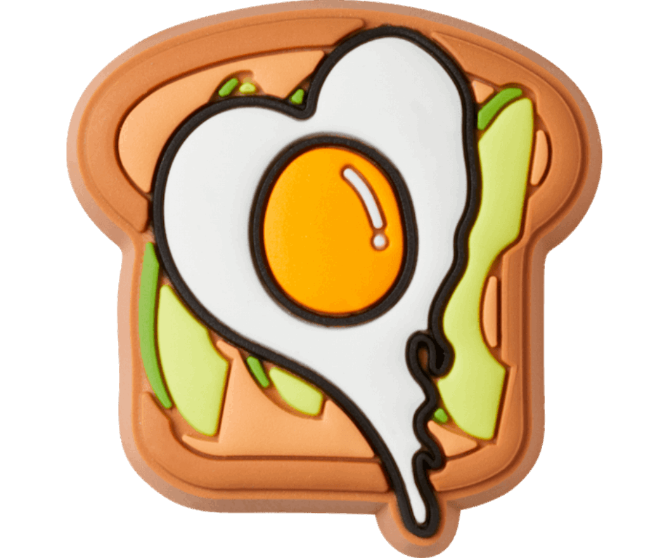 Crocs Avocado Toast With Egg