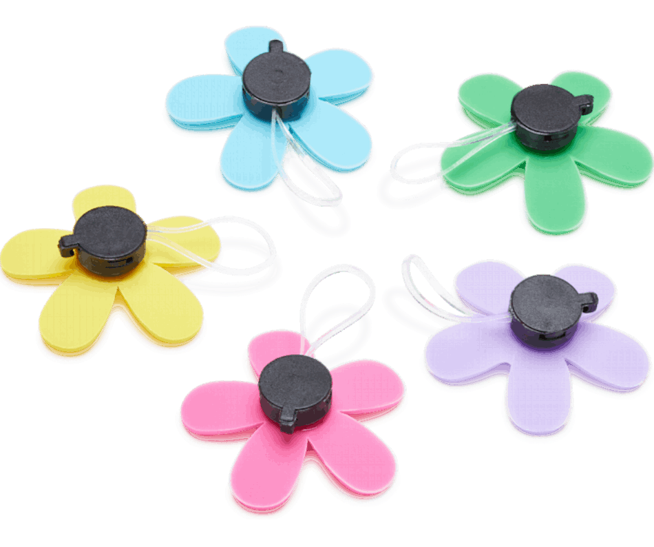 Crocs Acrylic Flower Sandal Backer 5 Pack