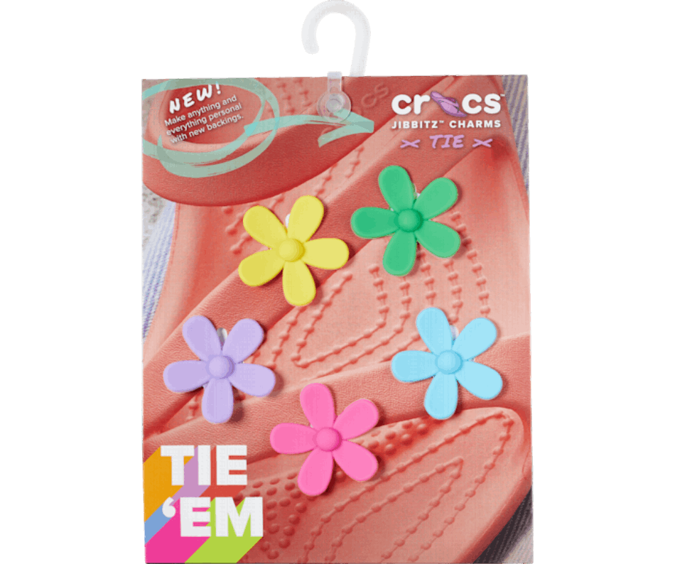 Crocs Acrylic Flower Sandal Backer 5 Pack