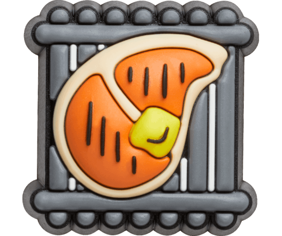 Crocs Steak on Grill