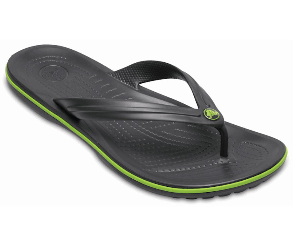 Crocs Crocband Flip Graphite-Volt Green