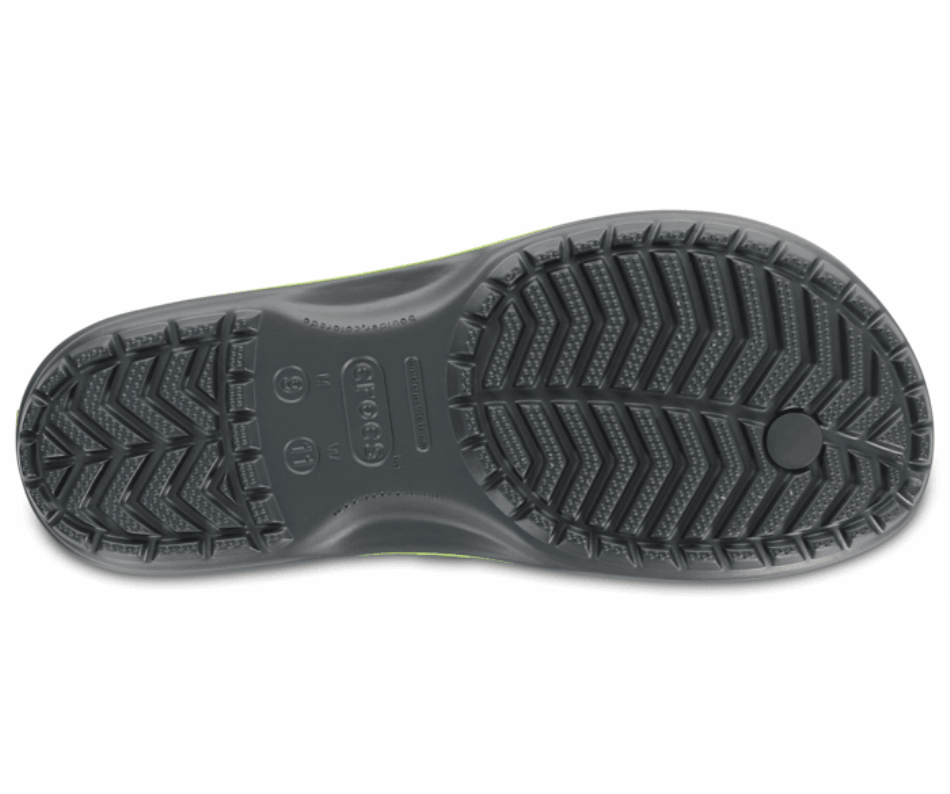 Crocs Crocband Flip Graphite-Volt Green
