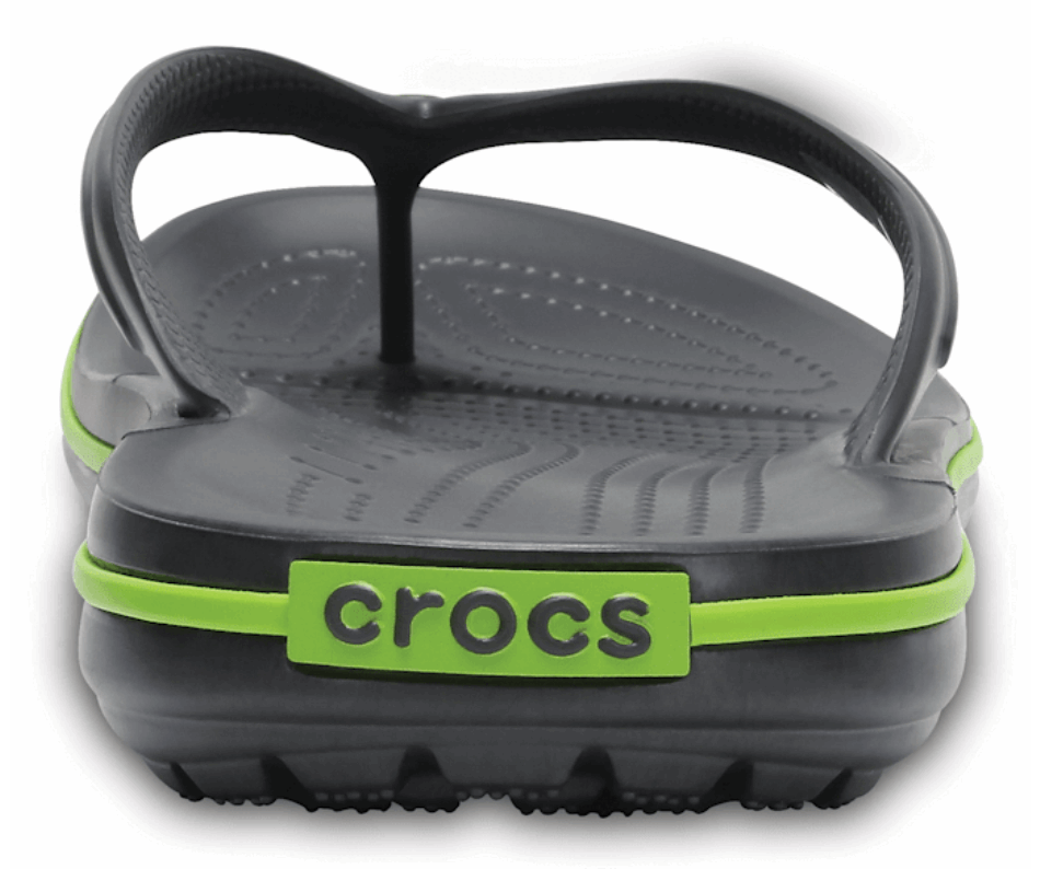 Crocs Crocband Flip Graphite-Volt Green