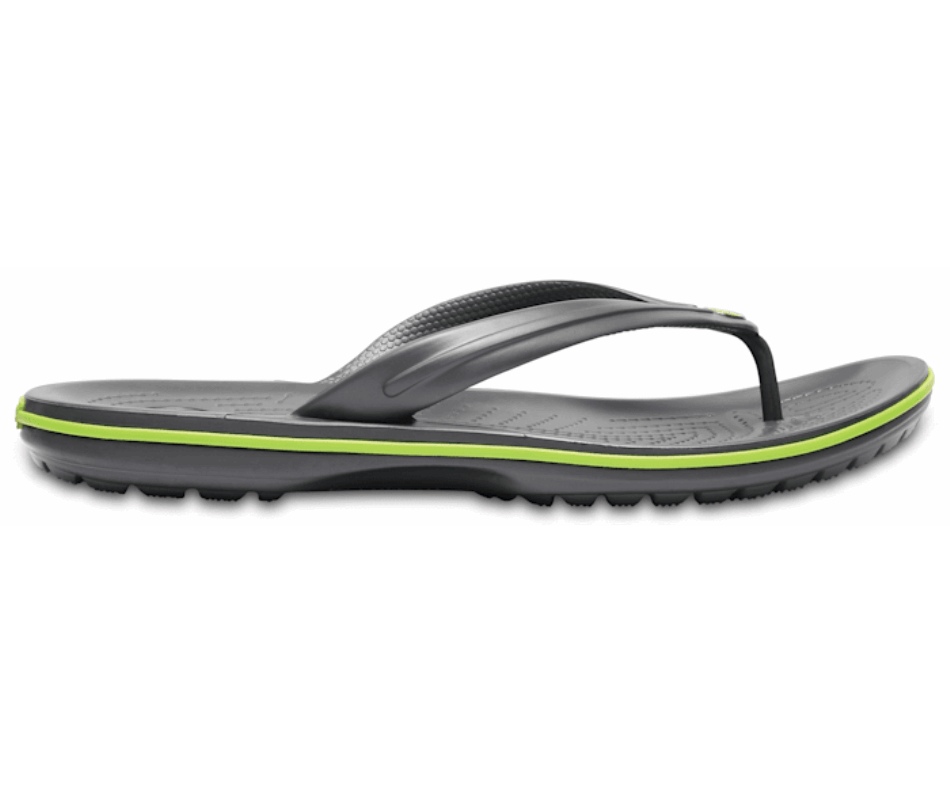 Crocs Crocband Flip Graphite-Volt Green