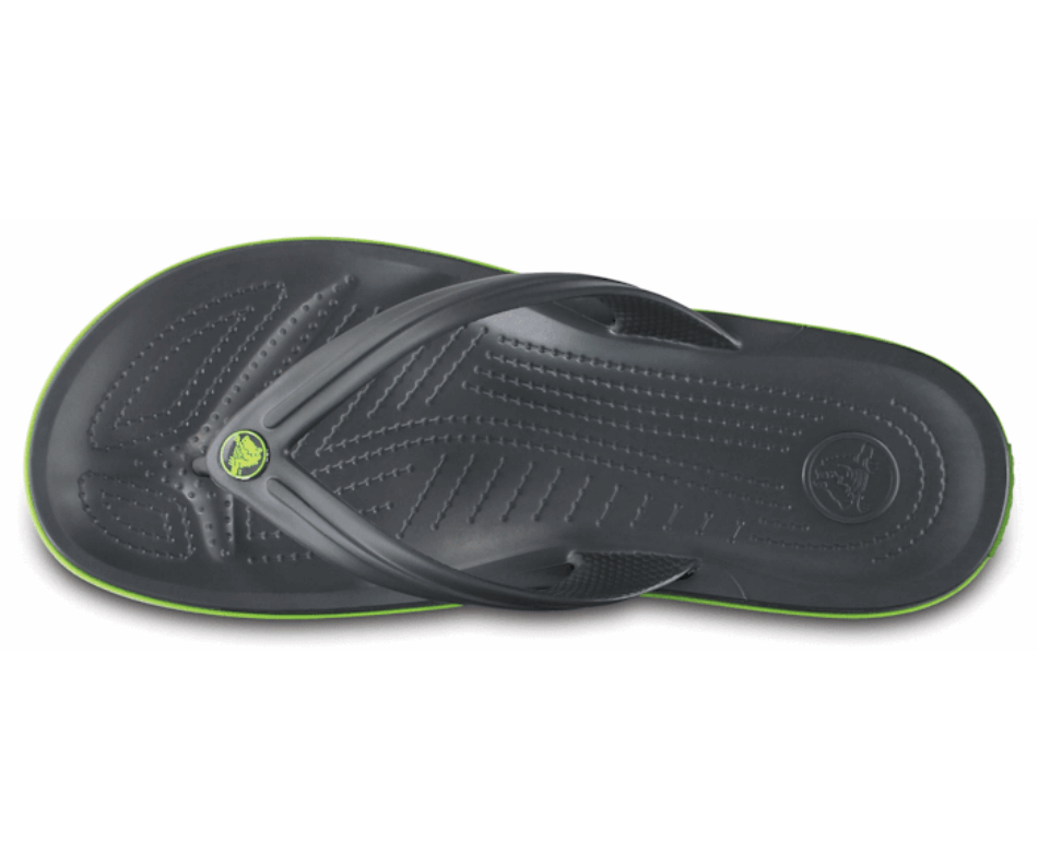 Crocs Crocband Flip Graphite-Volt Green