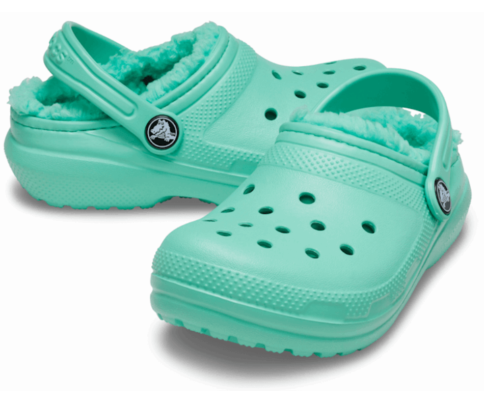 Crocs Kids’Classic Lined Clog Pistachio