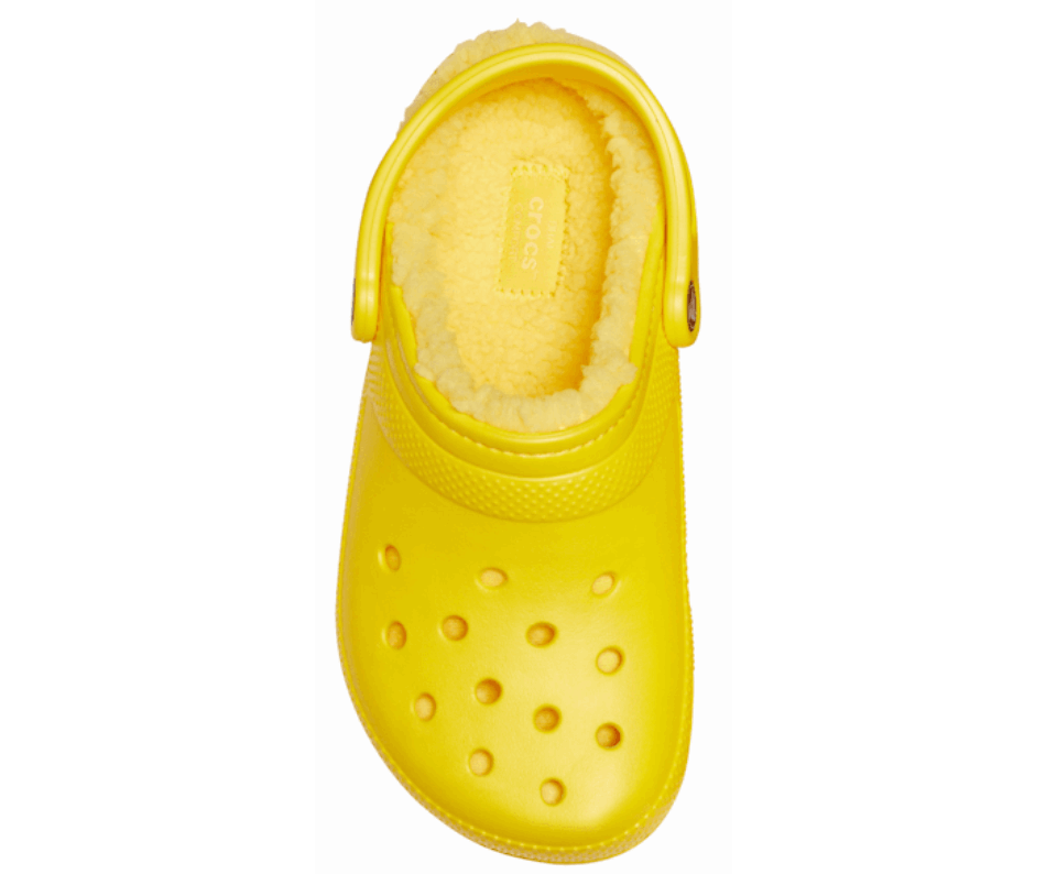Crocs Classic Lined Clog Lemon