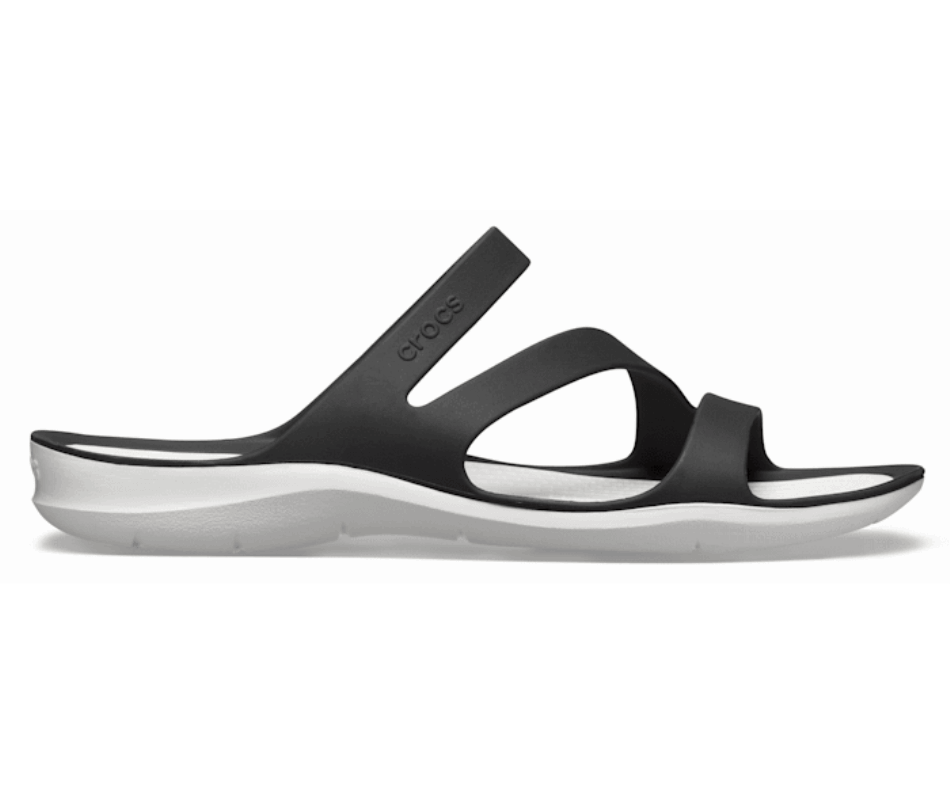Crocs Women’s Swiftwater Sandal Black-White