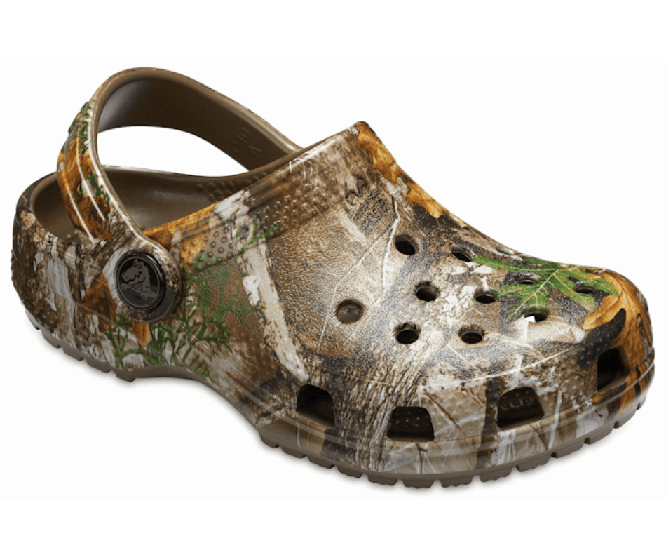 Crocs Kids’Classic Realtree Edge Clog Walnut
