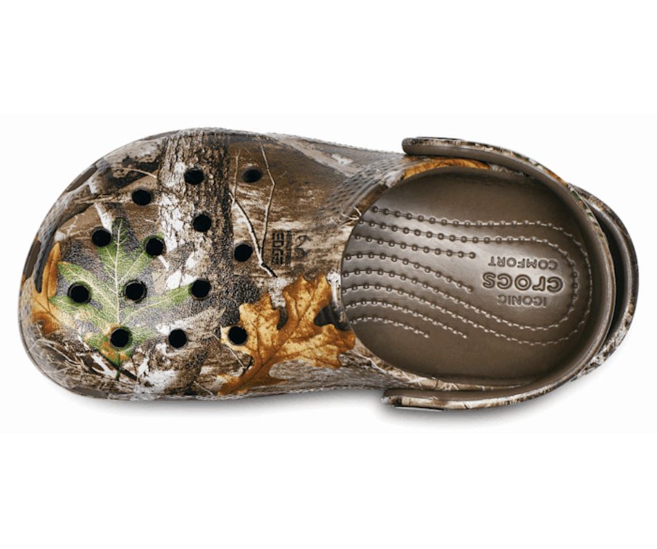 Crocs Kids’Classic Realtree Edge Clog Walnut