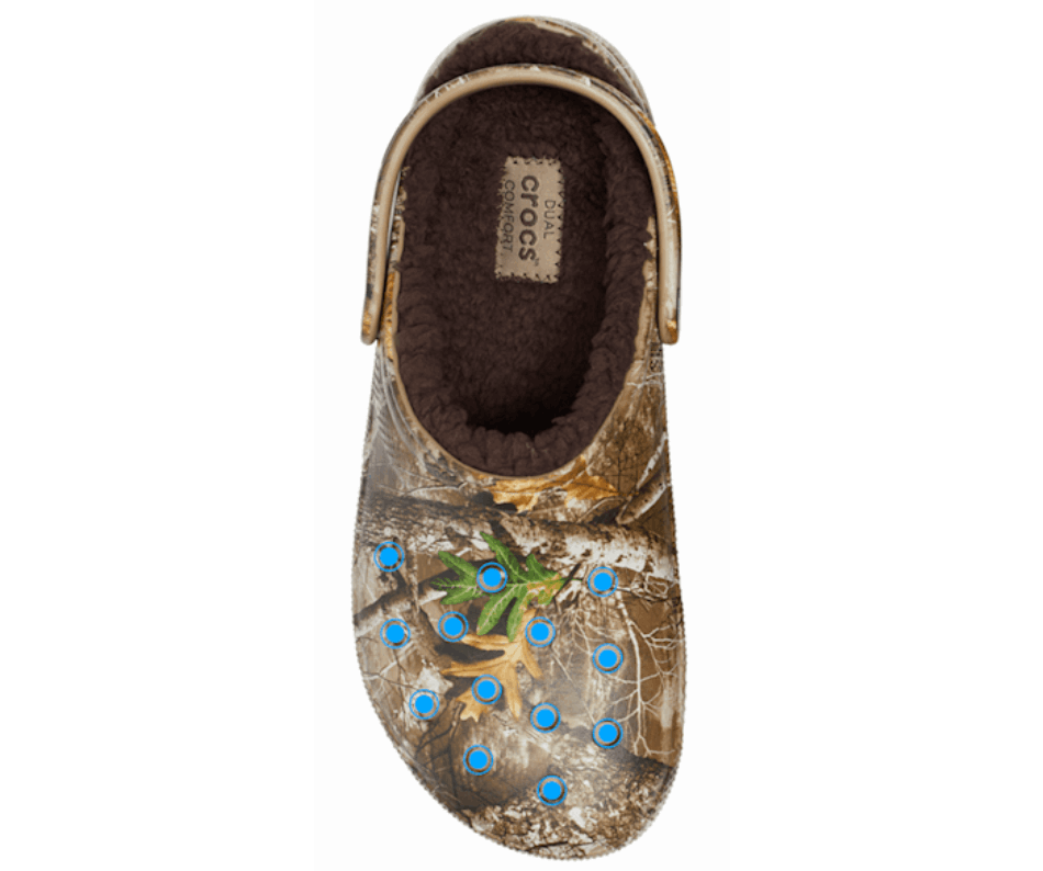 Crocs Classic Lined Realtree Edge Clog Chocolate