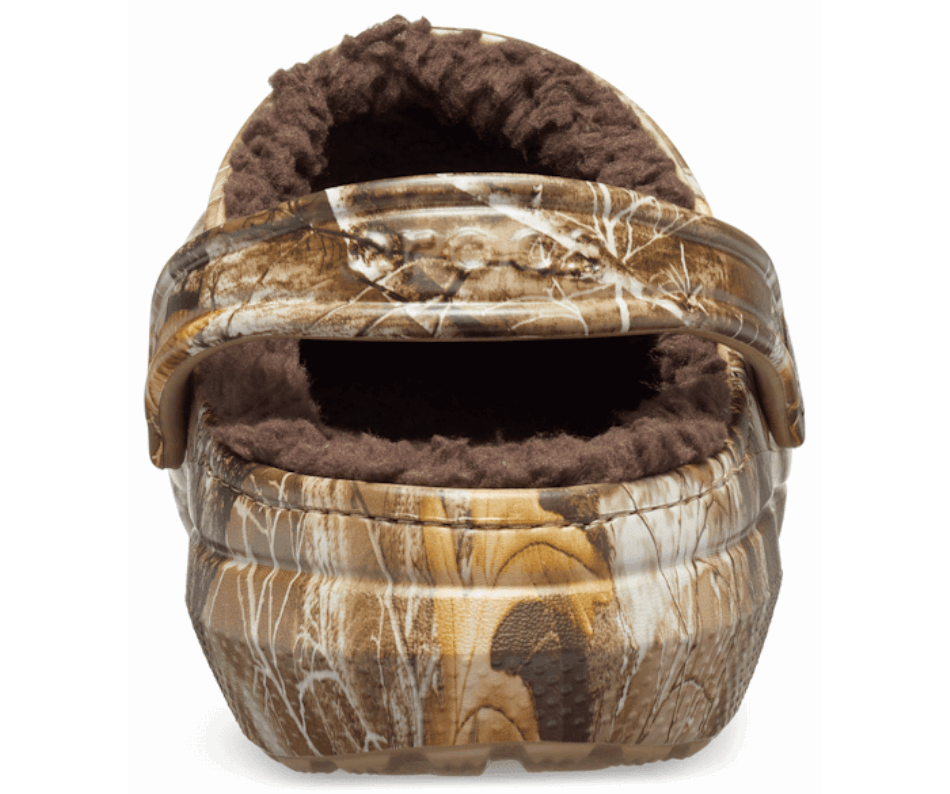 Crocs Classic Lined Realtree Edge Clog Chocolate