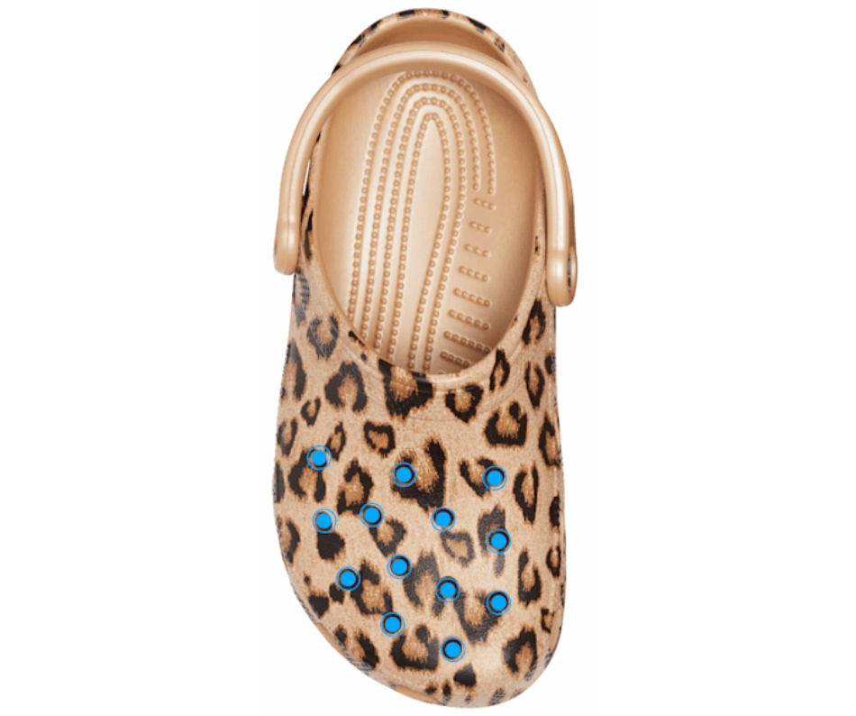 Crocs Classic Printed Clog Leopard-Gold