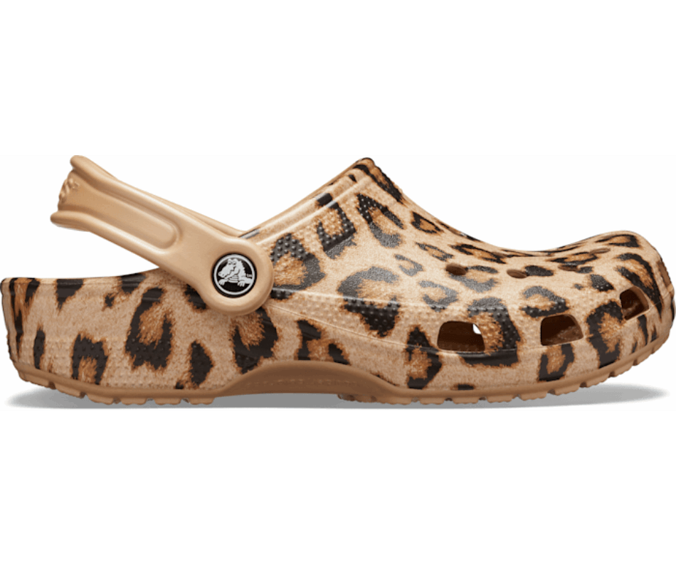 Crocs Classic Printed Clog Leopard-Gold