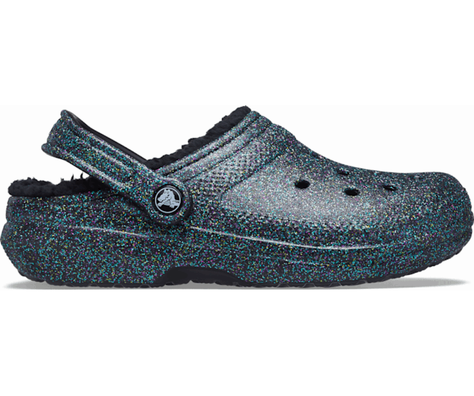 Crocs Classic Glitter Lined Clog Starry Skies Glitter