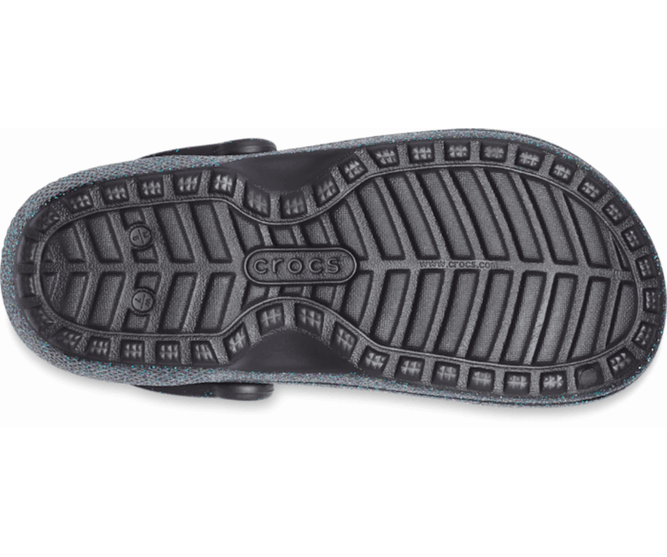 Crocs Classic Glitter Lined Clog Starry Skies Glitter