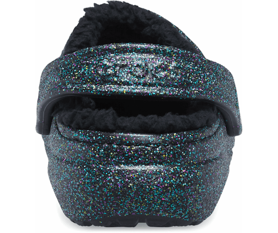Crocs Classic Glitter Lined Clog Starry Skies Glitter
