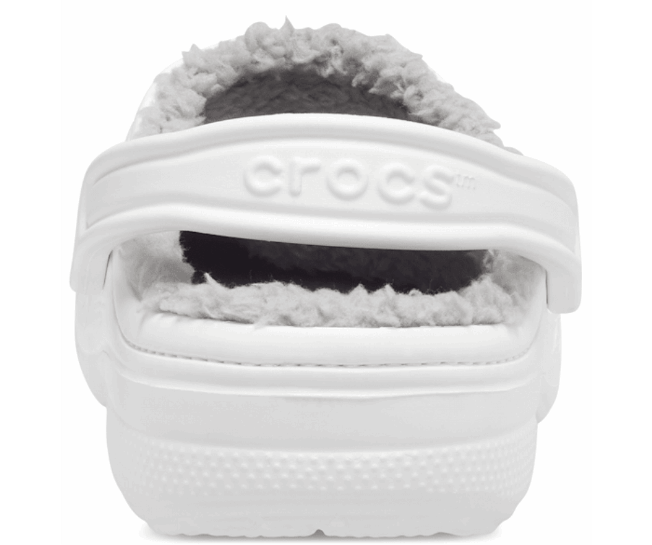 Crocs Baya Lined Clog White-Light Grey