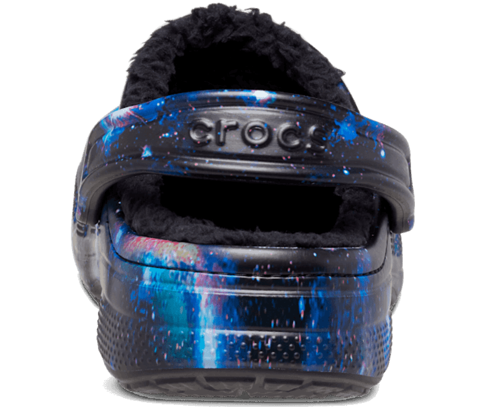 Crocs Baya Printed Lined Clog Black-Multi