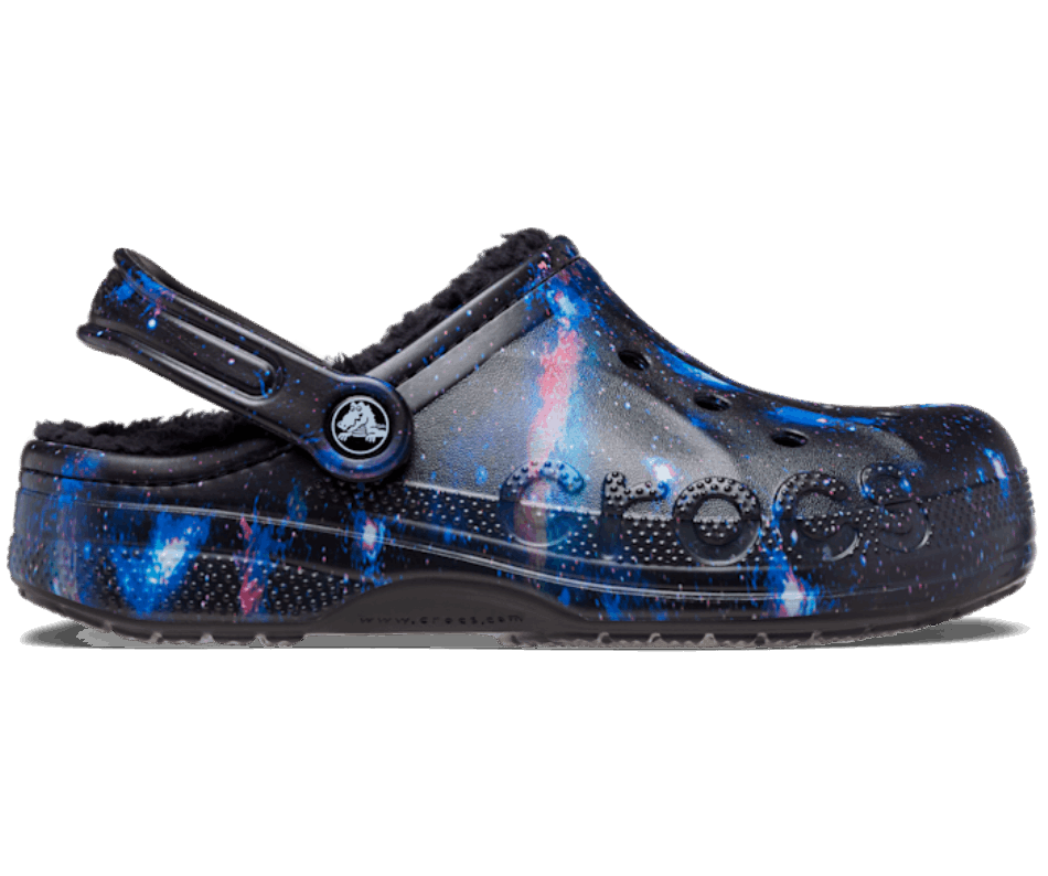 Crocs Baya Printed Lined Clog Black-Multi