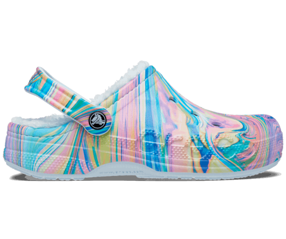 Crocs Baya Printed Lined Clog Mineral Blue-Multi