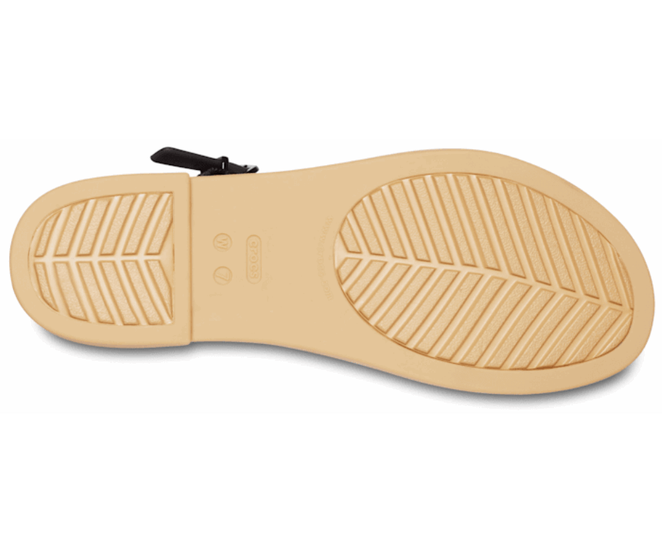 Crocs Women's  Tulum Sandal Black-Tan