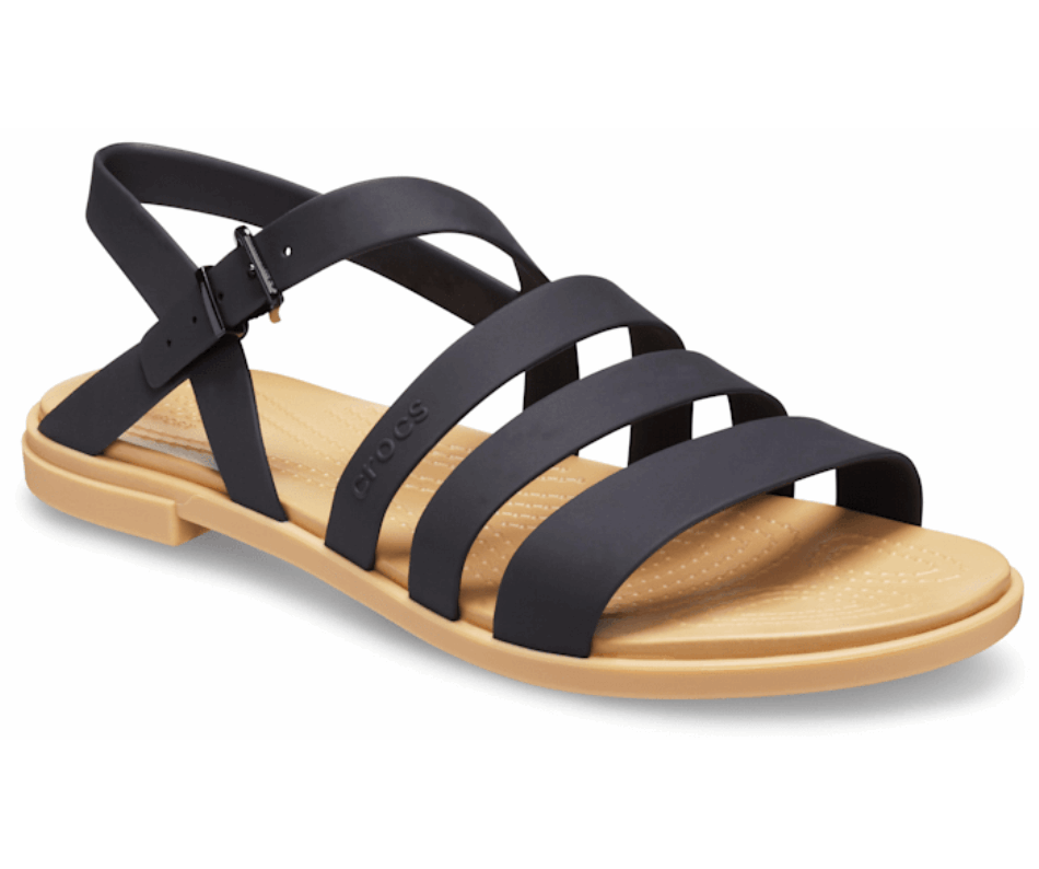 Crocs Women's  Tulum Sandal Black-Tan