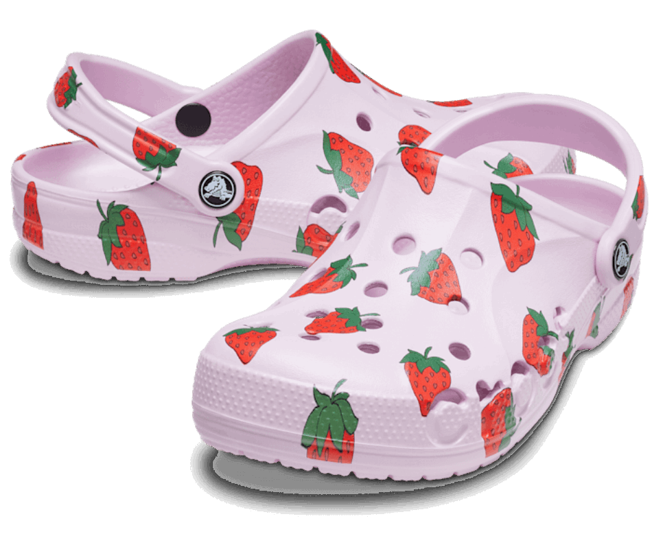 Crocs Baya Seasonal Printed Clog Ballerina Pink