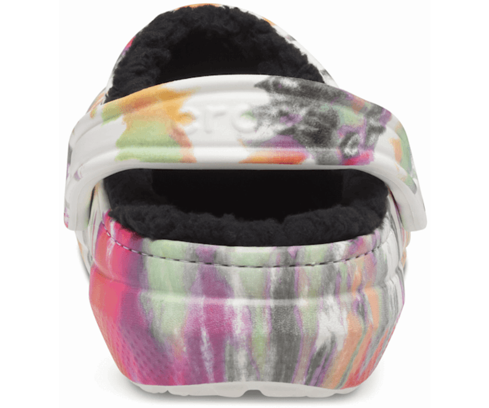 Crocs Classic Lined Tie-Dye Clog Black-Multi