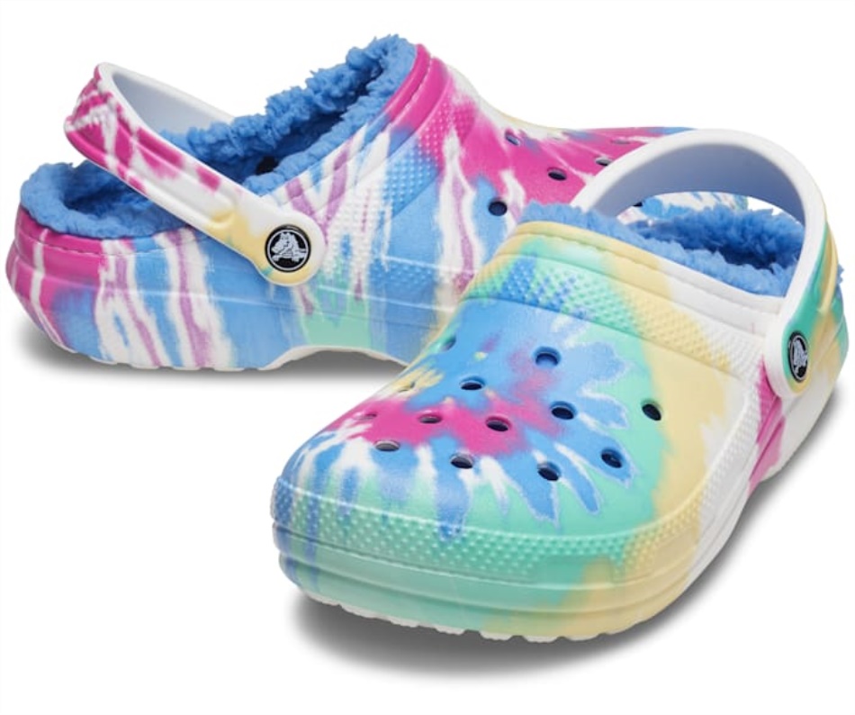 Crocs Classic Lined Tie-Dye Clog Powder Blue-Multi