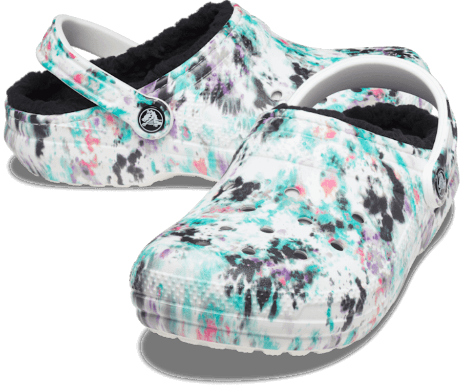 Crocs Classic Lined Tie-Dye Clog Pure Water-Multi