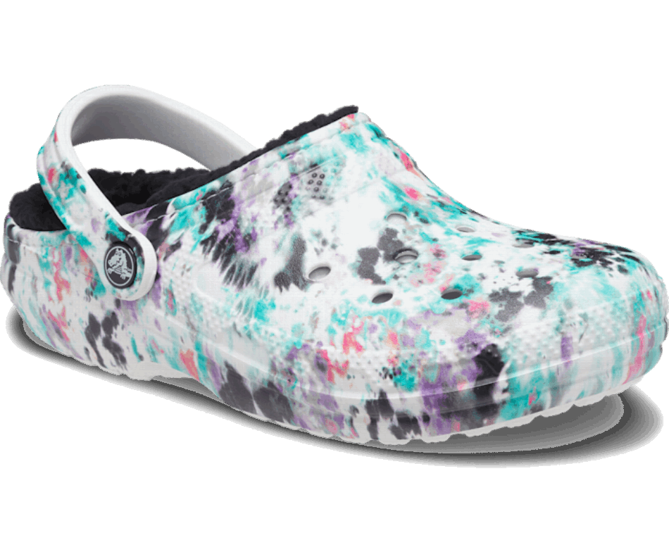 Crocs Classic Lined Tie-Dye Clog Pure Water-Multi