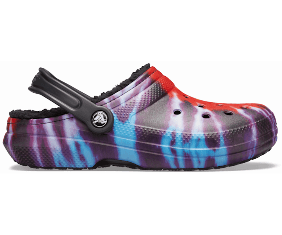 Crocs Classic Lined Tie-Dye Clog Multi-Black